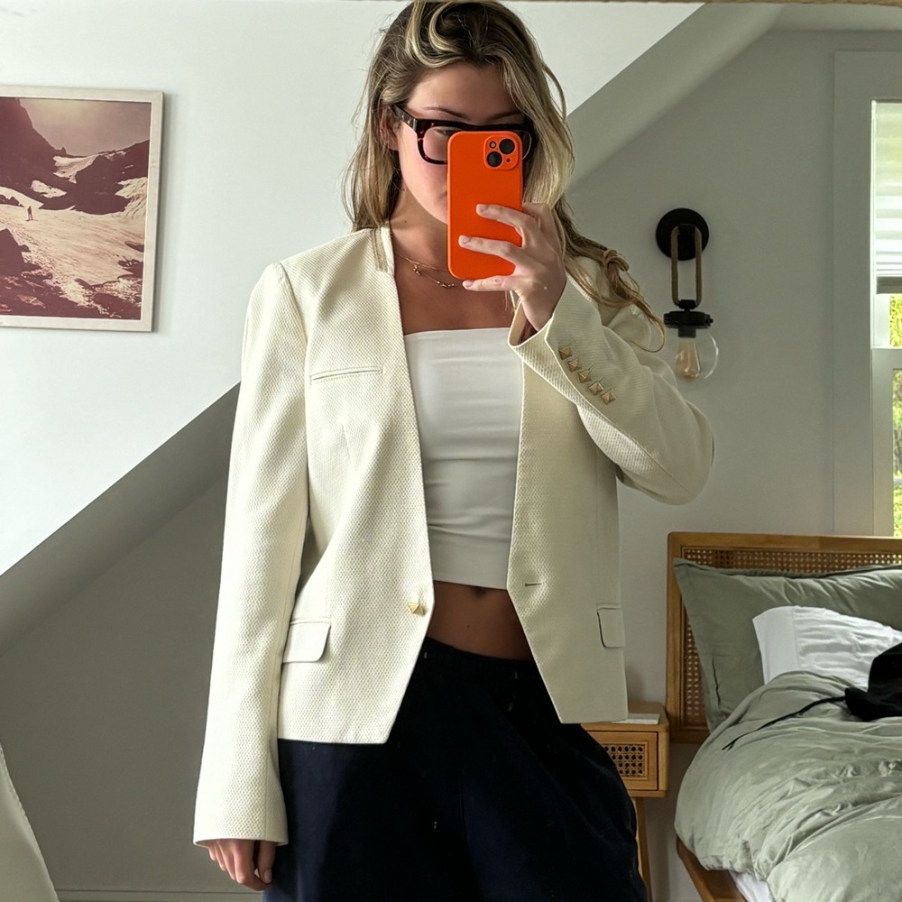 Zadig and Voltaire cream blazer - Picture 3 of 6